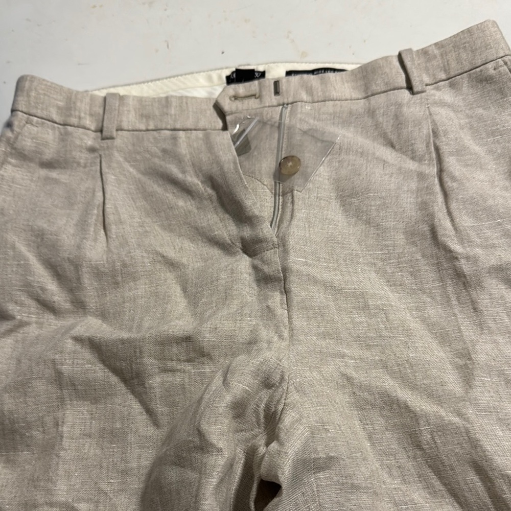 J. Crew Wide Leg Pants in Beige